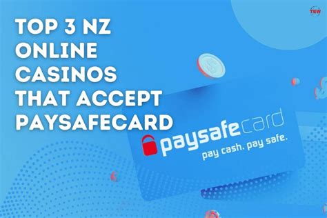 online casinos accepting paysafecard